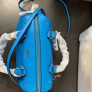 Coach Pebbled Leather Mini Satchel